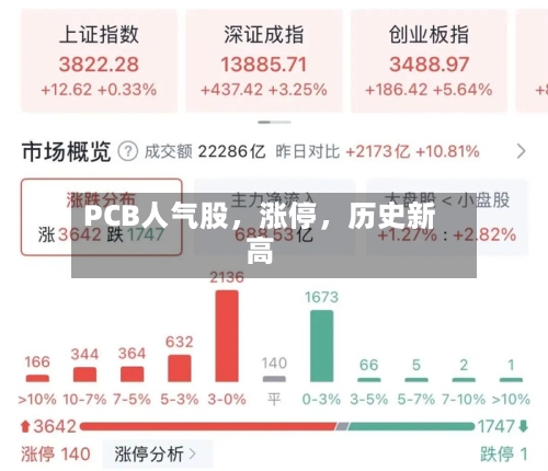 PCB人气股，涨停，历史新高
