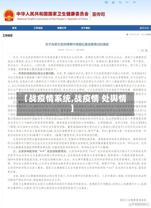 【战疫情系统,战疫情 处舆情】-第3张图片