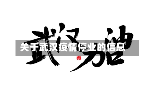 关于武汉疫情停业的信息-第2张图片
