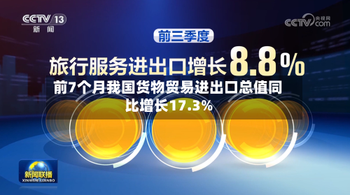 前7个月我国货物贸易进出口总值同比增长17.3%-第2张图片