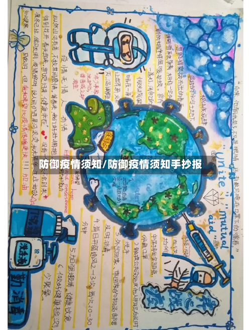 防御疫情须知/防御疫情须知手抄报