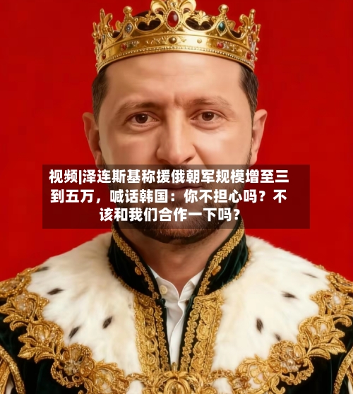 视频|泽连斯基称援俄朝军规模增至三到五万，喊话韩国：你不担心吗？不该和我们合作一下吗？