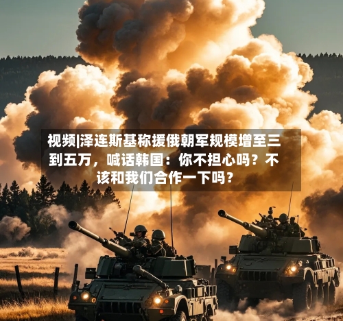 视频|泽连斯基称援俄朝军规模增至三到五万，喊话韩国：你不担心吗？不该和我们合作一下吗？-第2张图片