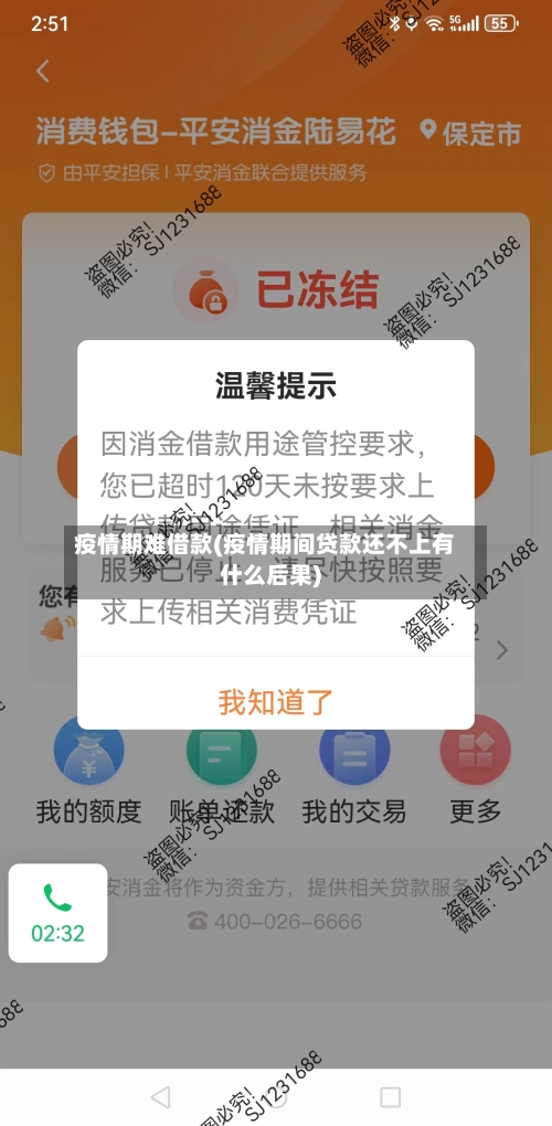 疫情期难借款(疫情期间贷款还不上有什么后果)-第2张图片