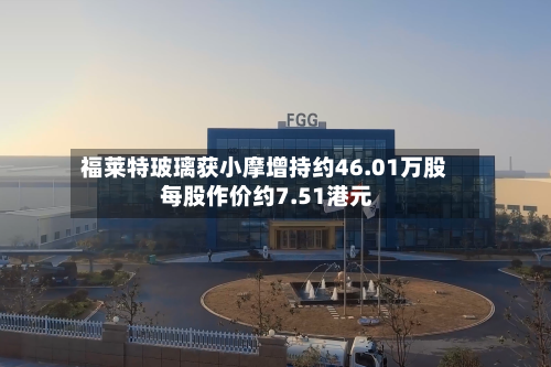 福莱特玻璃获小摩增持约46.01万股 每股作价约7.51港元-第2张图片