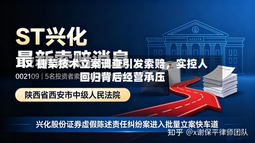 捷荣技术立案调查引发索赔，实控人回归背后经营承压-第2张图片