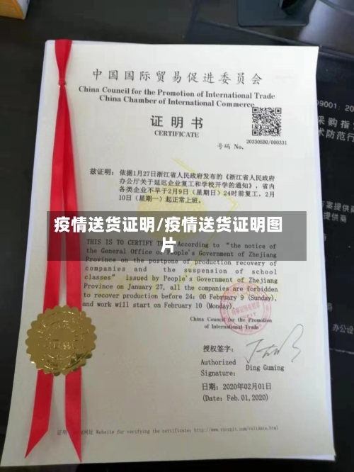 疫情送货证明/疫情送货证明图片-第2张图片