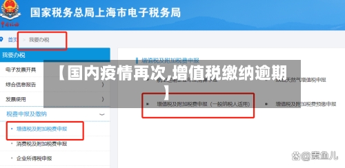【国内疫情再次,增值税缴纳逾期】-第2张图片