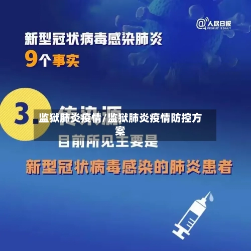 监狱肺炎疫情/监狱肺炎疫情防控方案-第2张图片