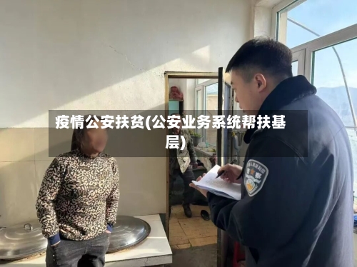 疫情公安扶贫(公安业务系统帮扶基层)