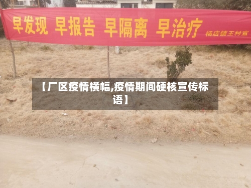 【厂区疫情横幅,疫情期间硬核宣传标语】-第2张图片