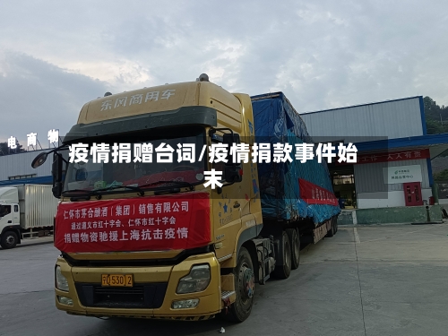 疫情捐赠台词/疫情捐款事件始末